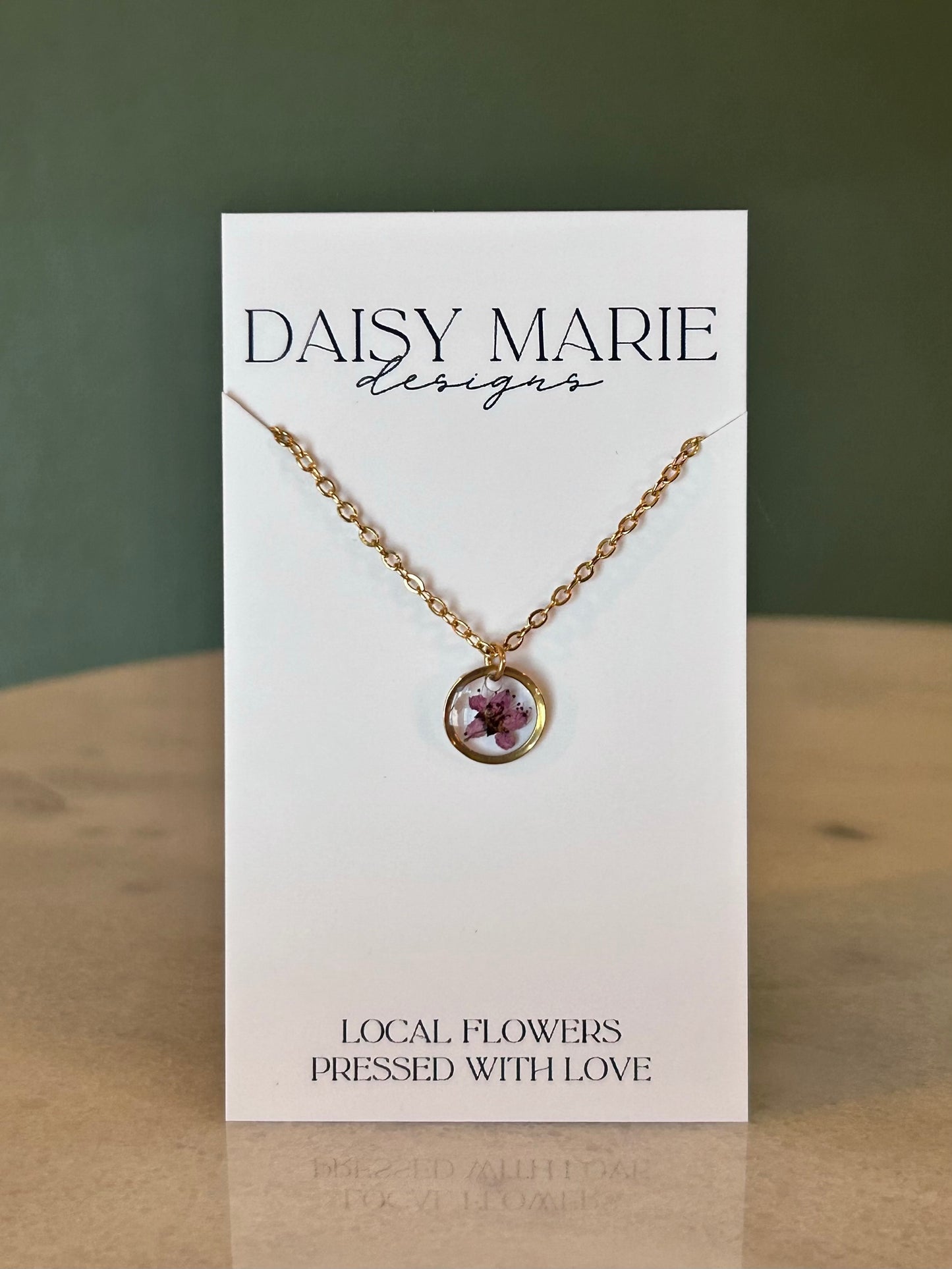 Necklace Wild Flower- 18k Gold