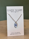 Necklace Forget Me Not- Stainless Steel