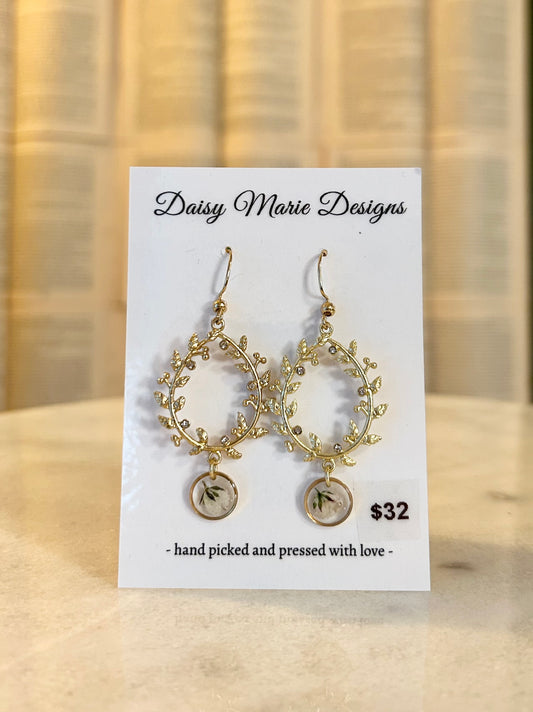 Baby’s Breath Earrings