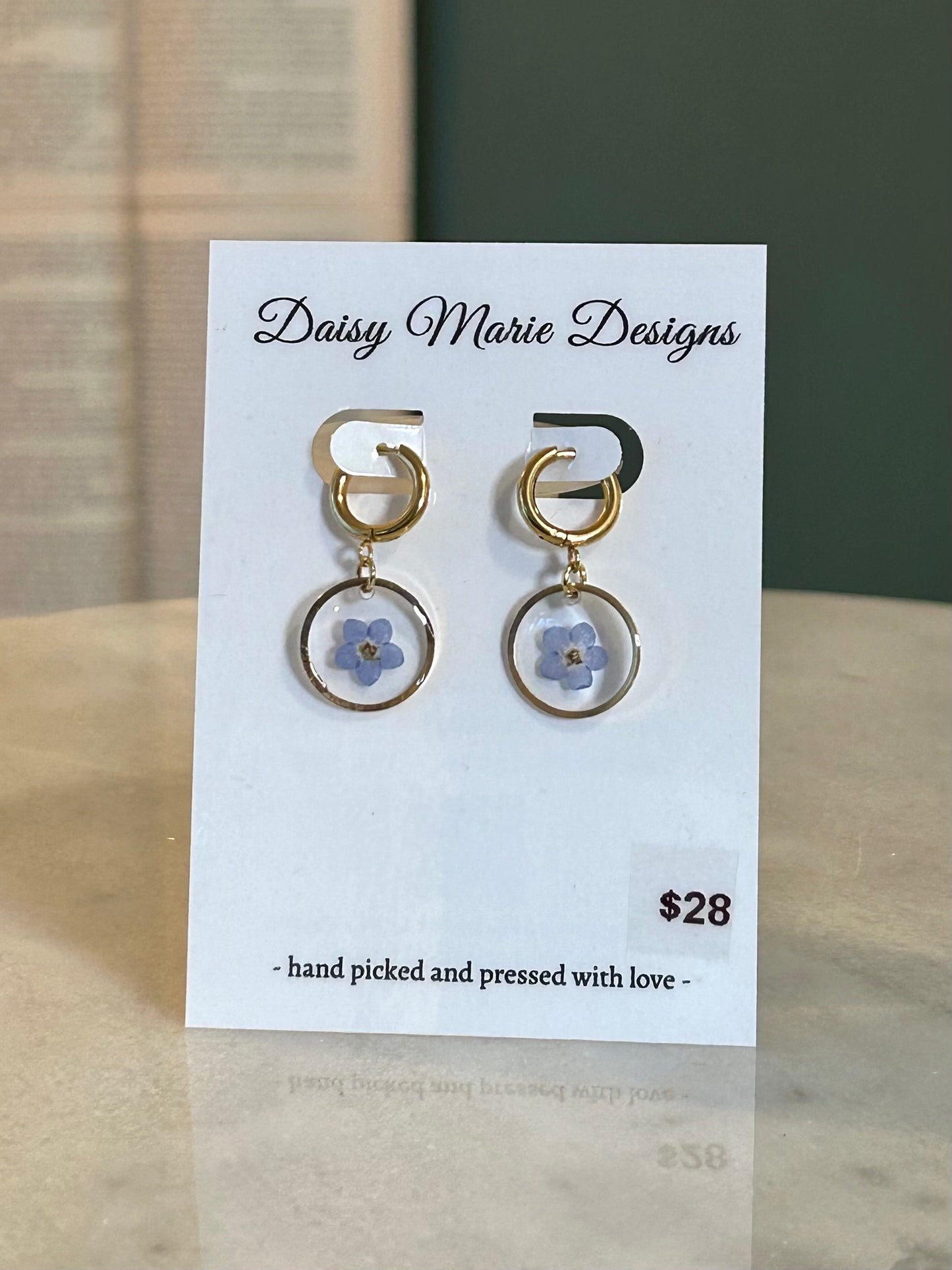 Forget Me Not Earrings