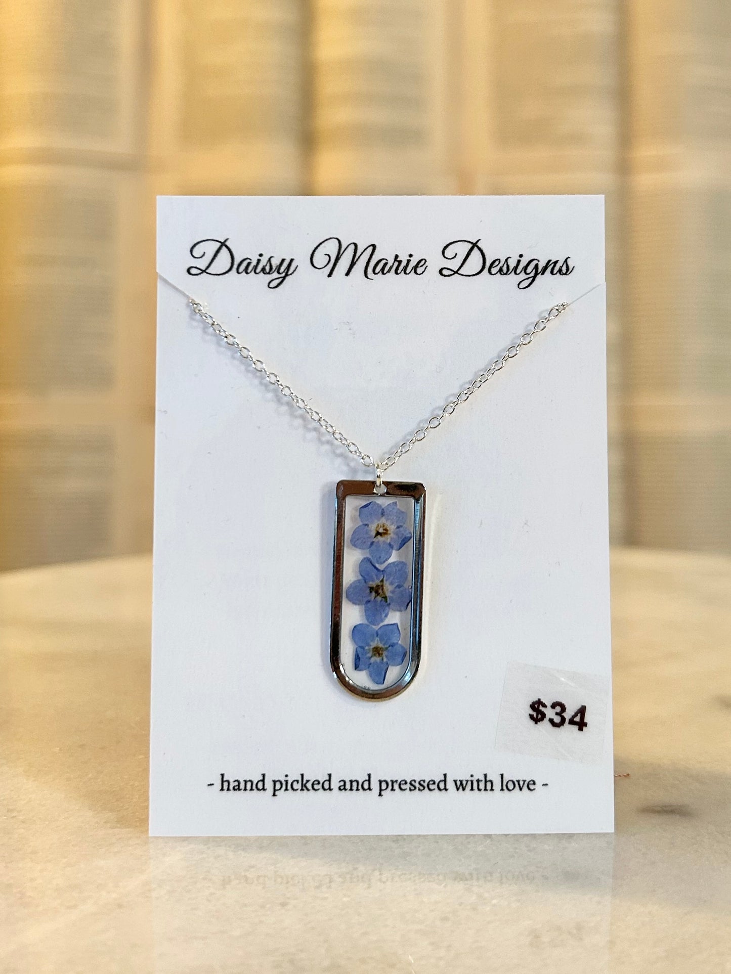 Forget Me Not Necklace